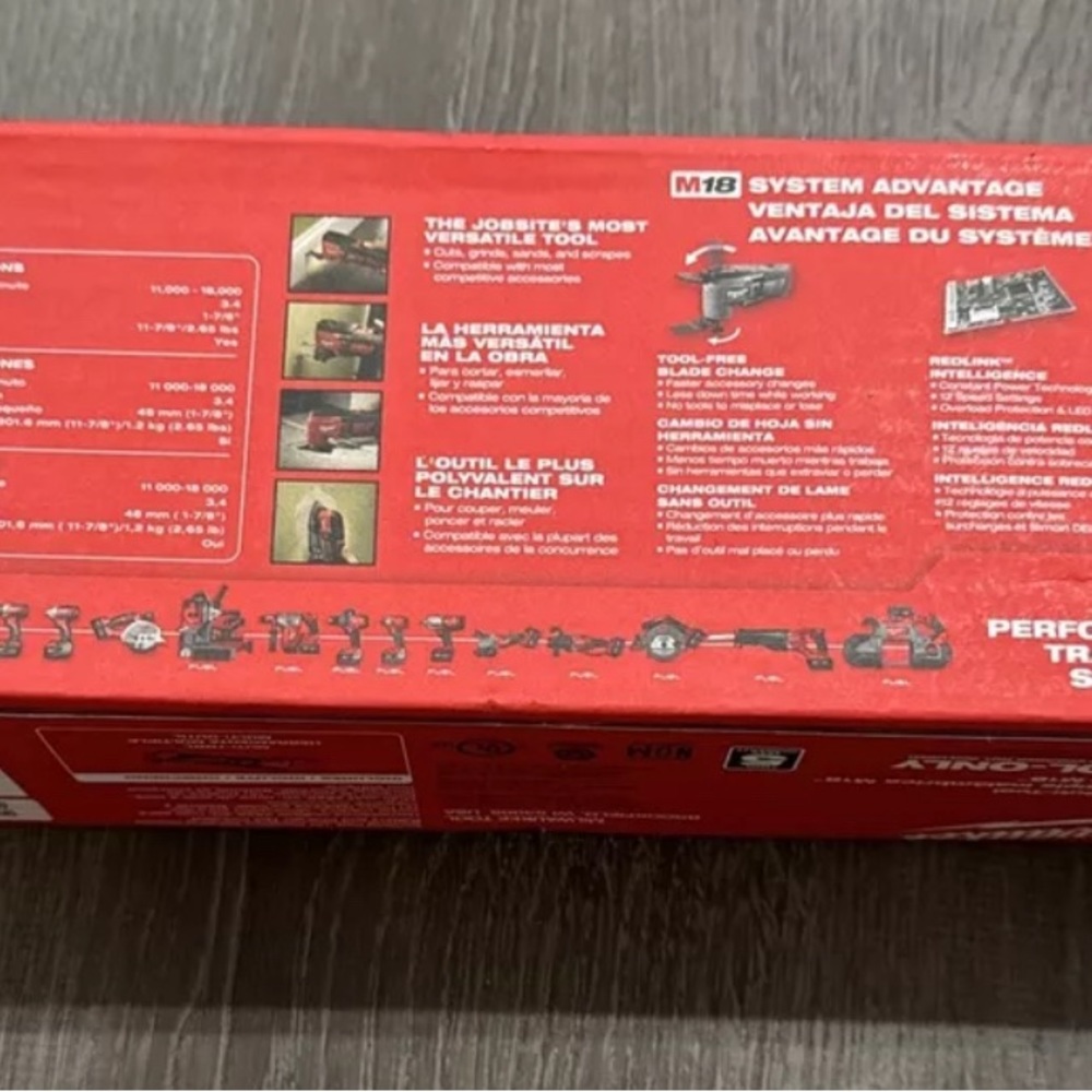 Brand New Milwaukee 2626-20 M18 Cordless Li-Ion Multi-Tool Bare Tool - Picture 3 of 4